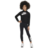 NIKE Black Club Fleece High Low Hoodies