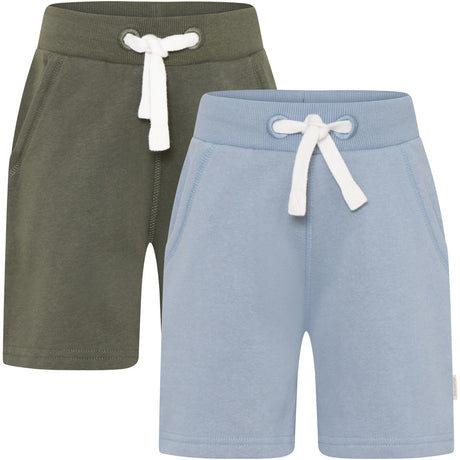 Minymo Ashley Blue Basic 53 -Sweat Shorts 2-Pack