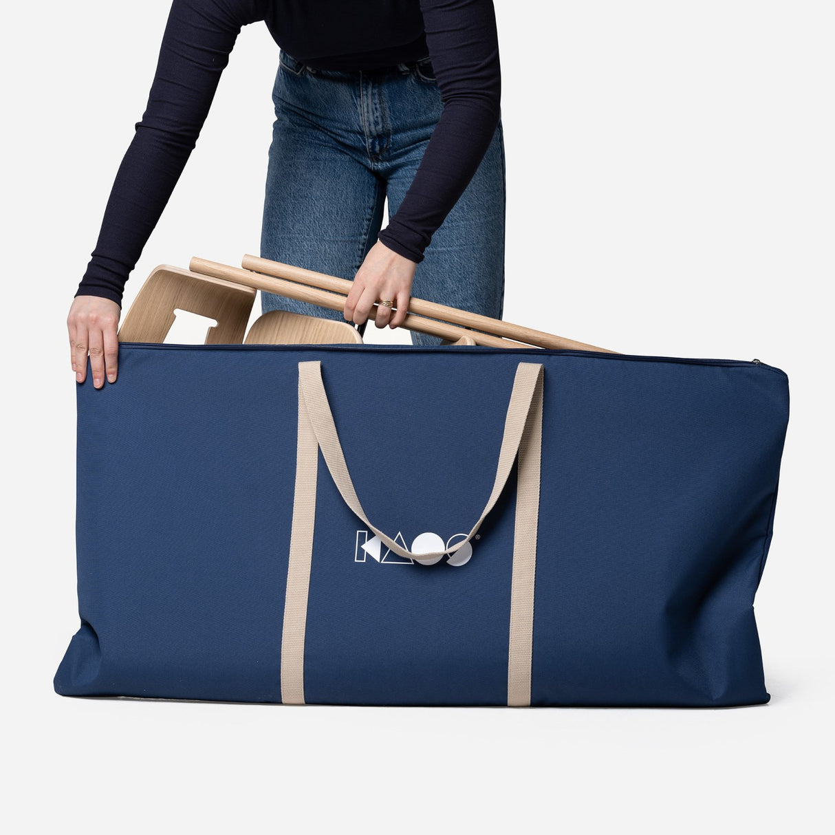 KAOS Dark Denim KLAPP® Travel Väska