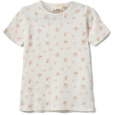 Sofie Schnoor Off White - Light Pink Piperkb T-Shirt