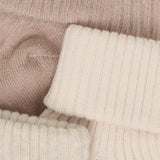 Minymo Birch Baby 2X2 Rib Strumpo 3-Pack
