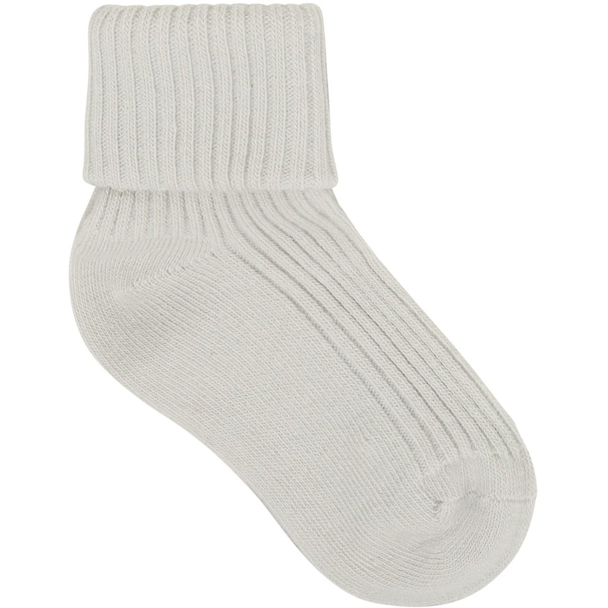 Minymo Willam Gray Baby 2X2 Rib Strumpo 3-Pack