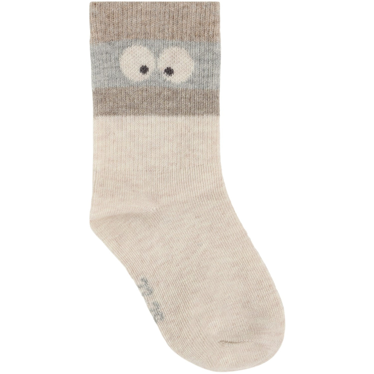 Minymo Light Grey Melange Strumpor M/ Pattern 5-Pack