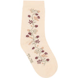 Minymo Birch Strumpor M/ Lettuce Edge 2-Pack