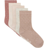 Minymo Rugby Tan Strumpor M/ Stickad 5-Pack