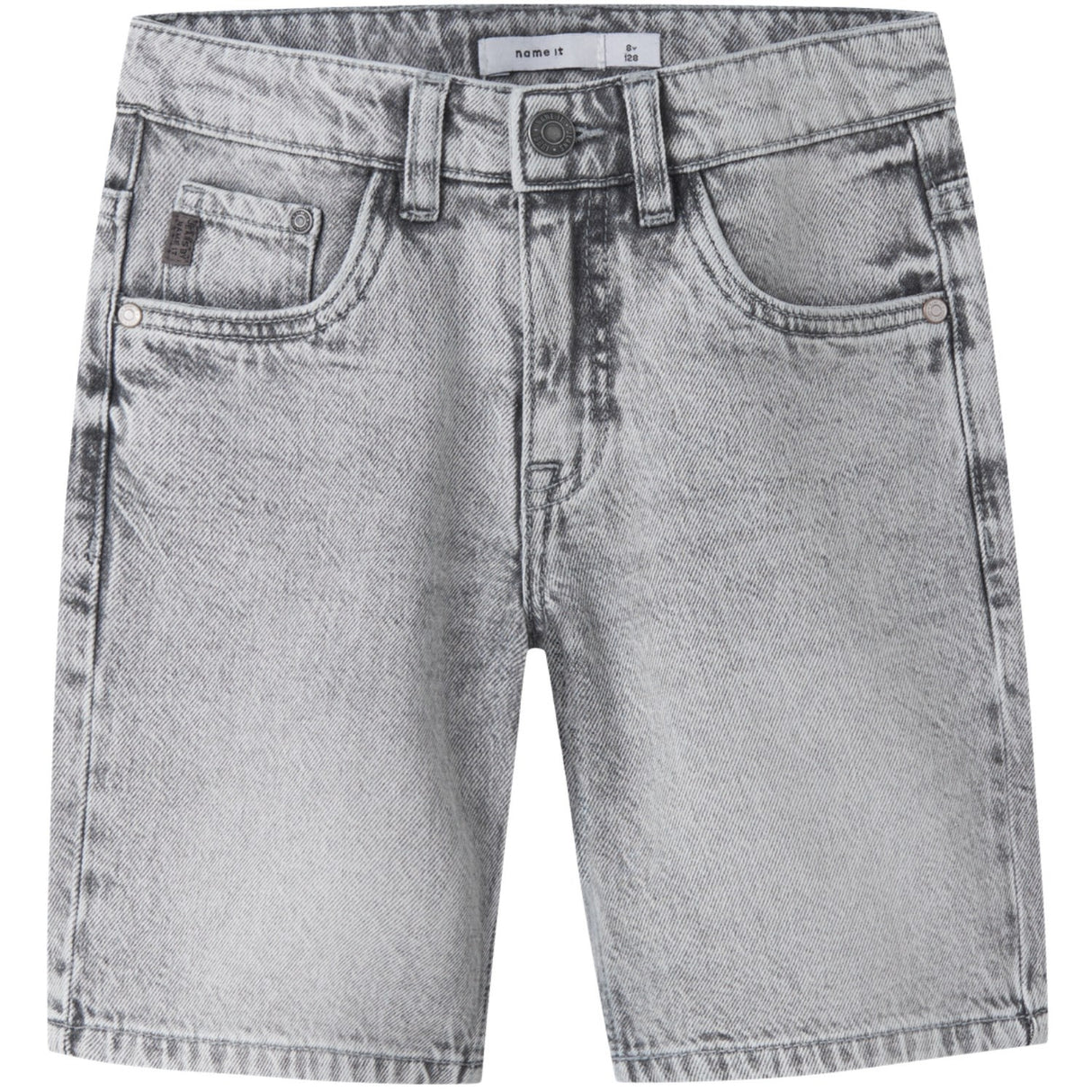 Name It Grey Denim Nkmryan Reg L Dnm Shorts 6750-Dm Noos