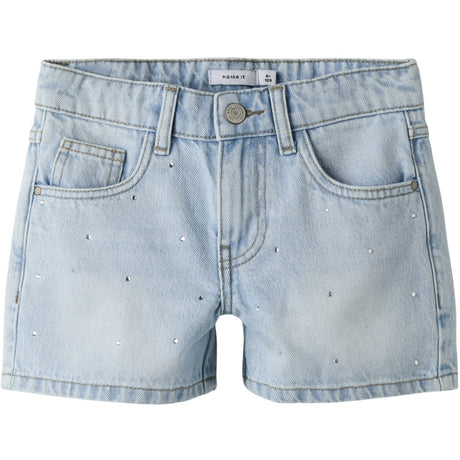 Name It Light Blue Denim Nkfrose Rhine Dnm Shorts 6042-Ac Noos