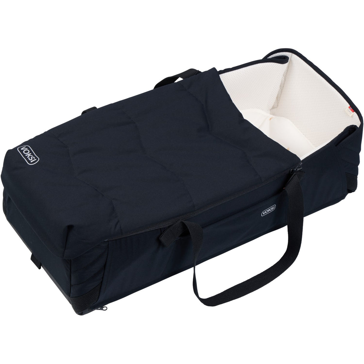 Voksi® Black Leaf Carry Me Inklusiv Sun Canopy Och Mosquito Net Bundle