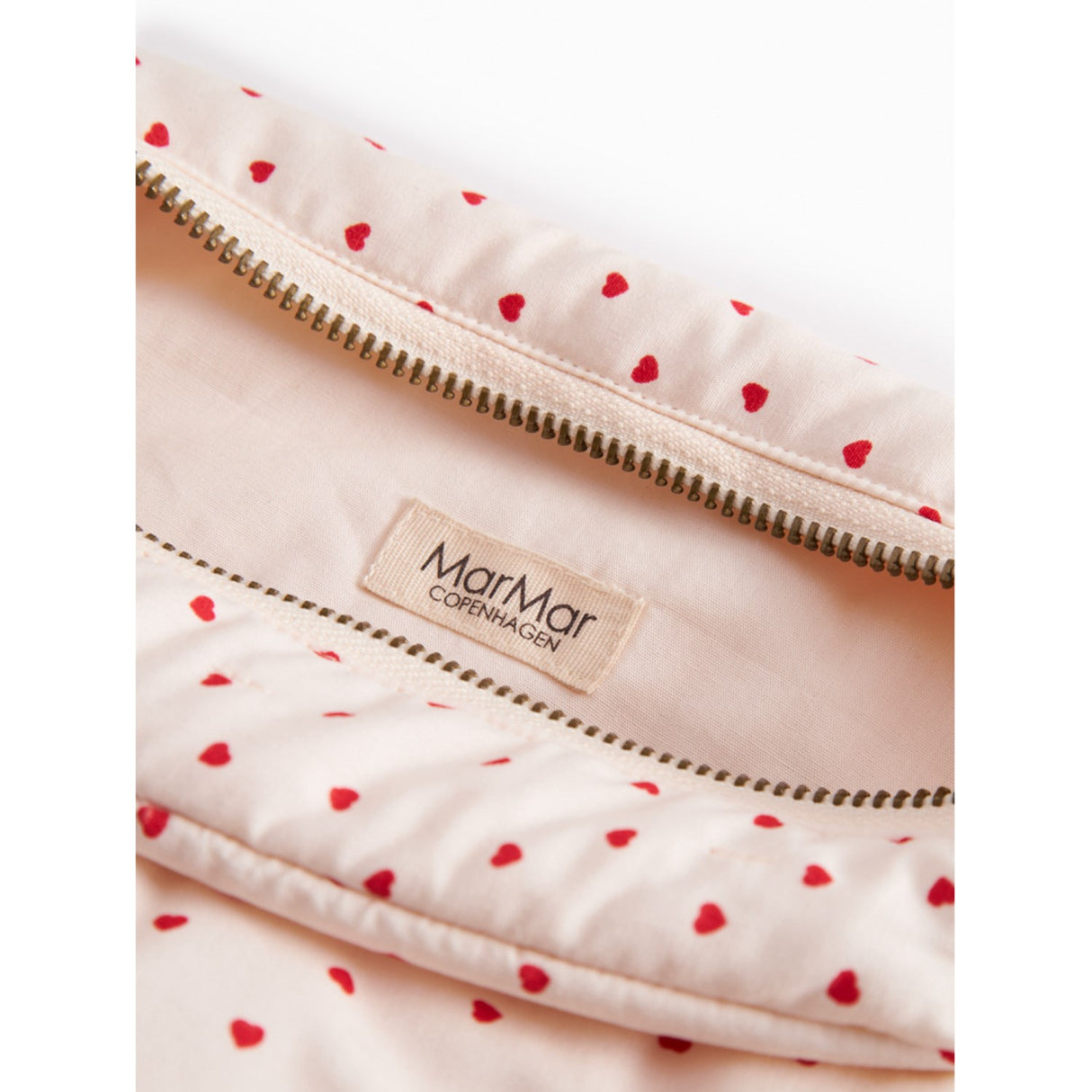 MarMar Cotton Percale Home Happy Hearts Toiletry Väska