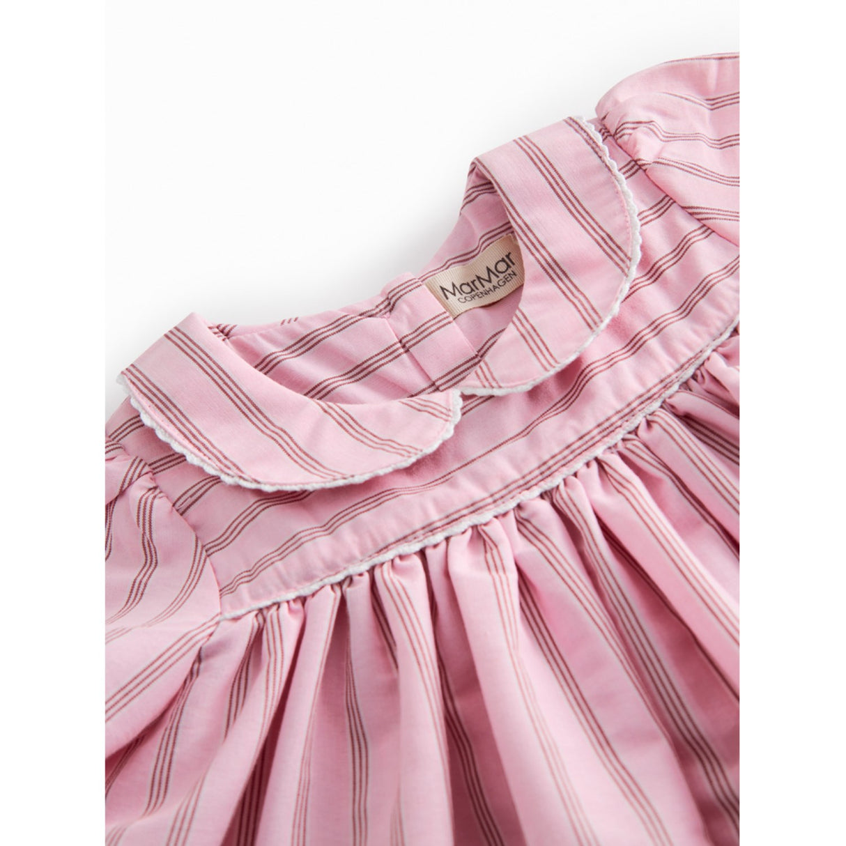 MarMar Smooth Cotton Bonbon Pink Stripes Dulla Klänning