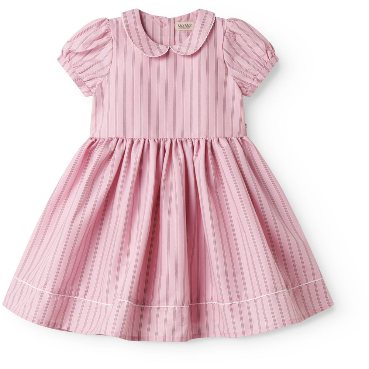 MarMar Smooth Cotton Bonbon Pink Stripes Darcel Klänning