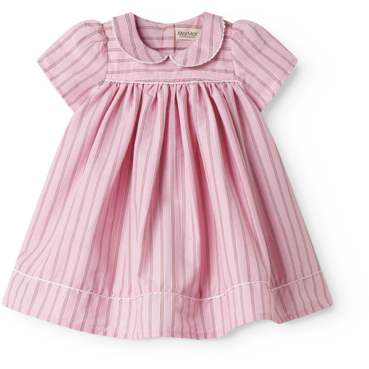 MarMar Smooth Cotton Bonbon Pink Stripes Dulla Klänning
