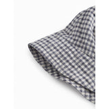MarMar Cotton Linen Marine Check Arida Mössa