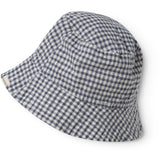 MarMar Cotton Linen Marine Check Arida Mössa