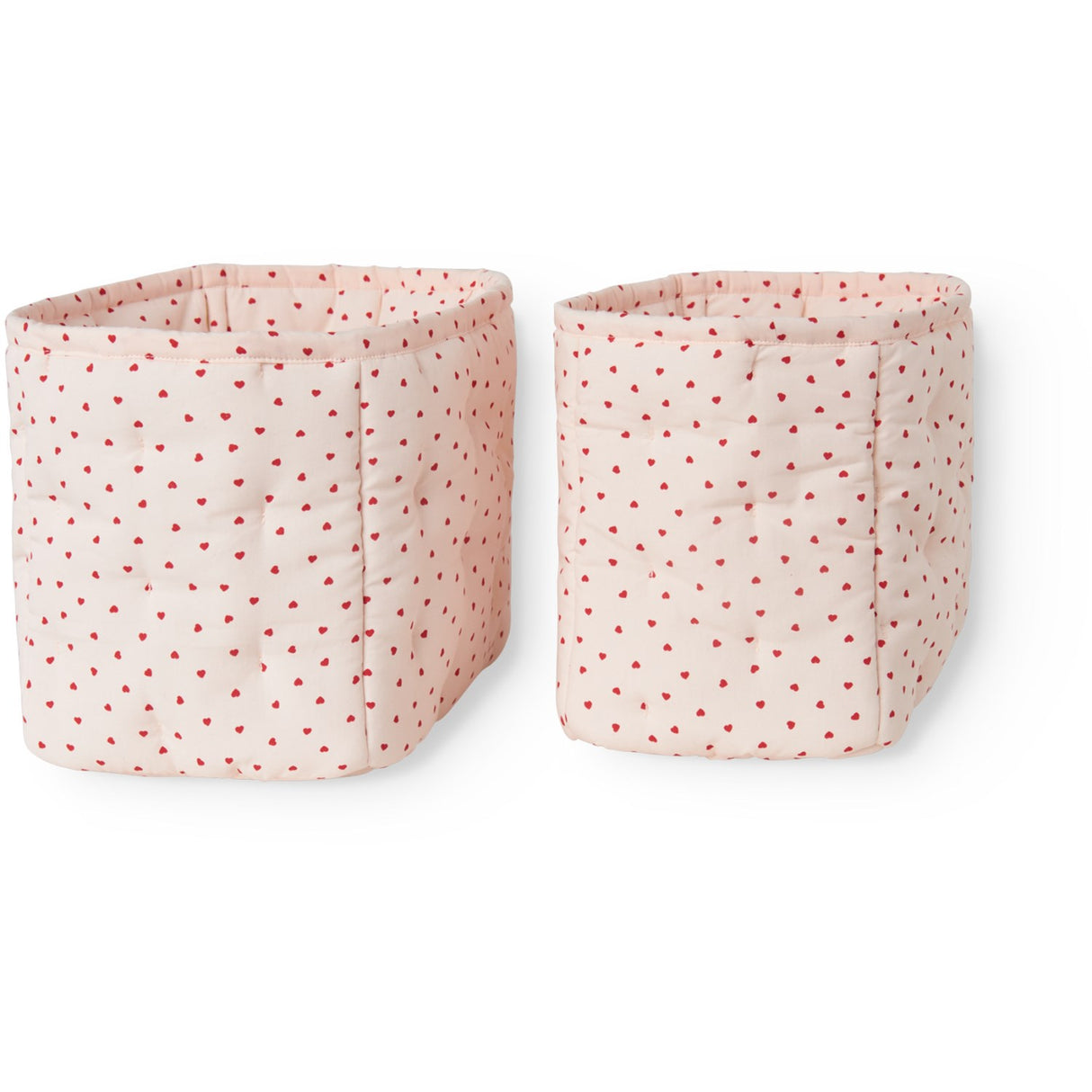 MarMar Cotton Percale Home Happy Hearts Nursery Förvaring Bags