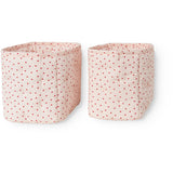 MarMar Cotton Percale Home Happy Hearts Nursery Förvaring Bags