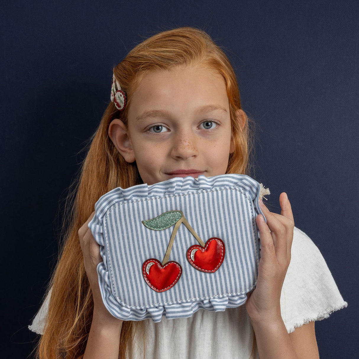 Mimi & Lula Axelväska - Striped Cherry Mon Cheri
