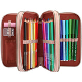 TOPModel Fur Ever Friends Triple Pencil Case