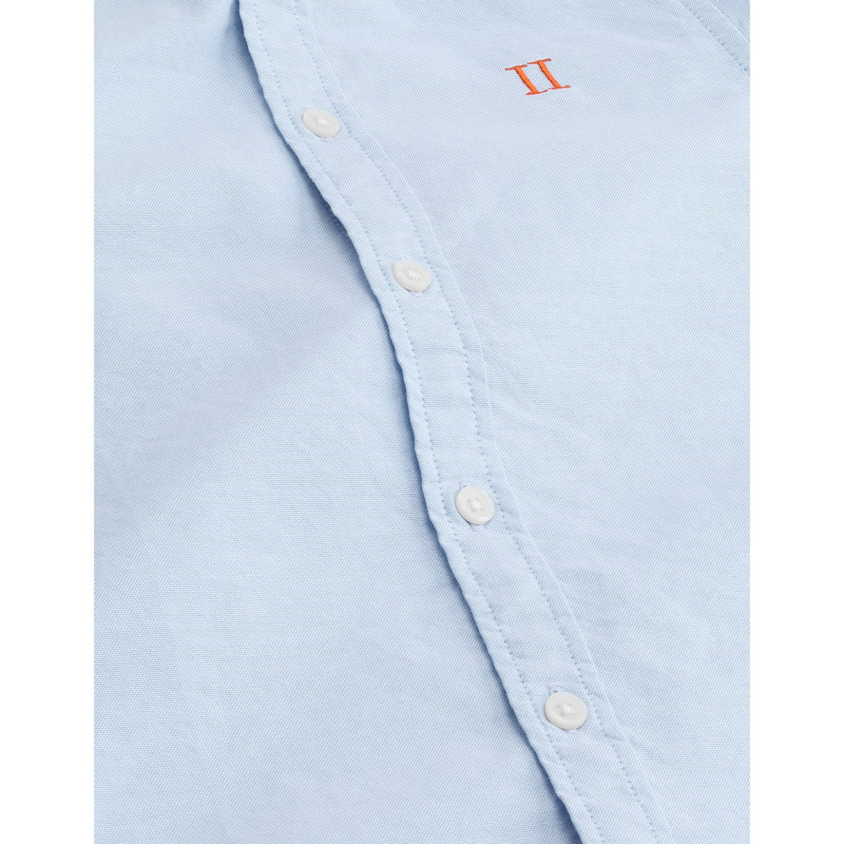 Les Deux Kids Light Blue/White Konrad Contrast Oxford Skjorta