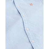 Les Deux Kids Light Blue/White Konrad Contrast Oxford Skjorta