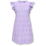 kids ONLY Lilac Breeze Koglou Life Emb Ss Open Back Klänning Wvn