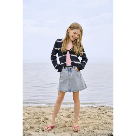kids ONLY Light Blue Denim Kogeden Bälte A-Skirt Dnm Pim