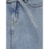 kids ONLY Light Blue Denim Kogeden Bälte A-Skirt Dnm Pim