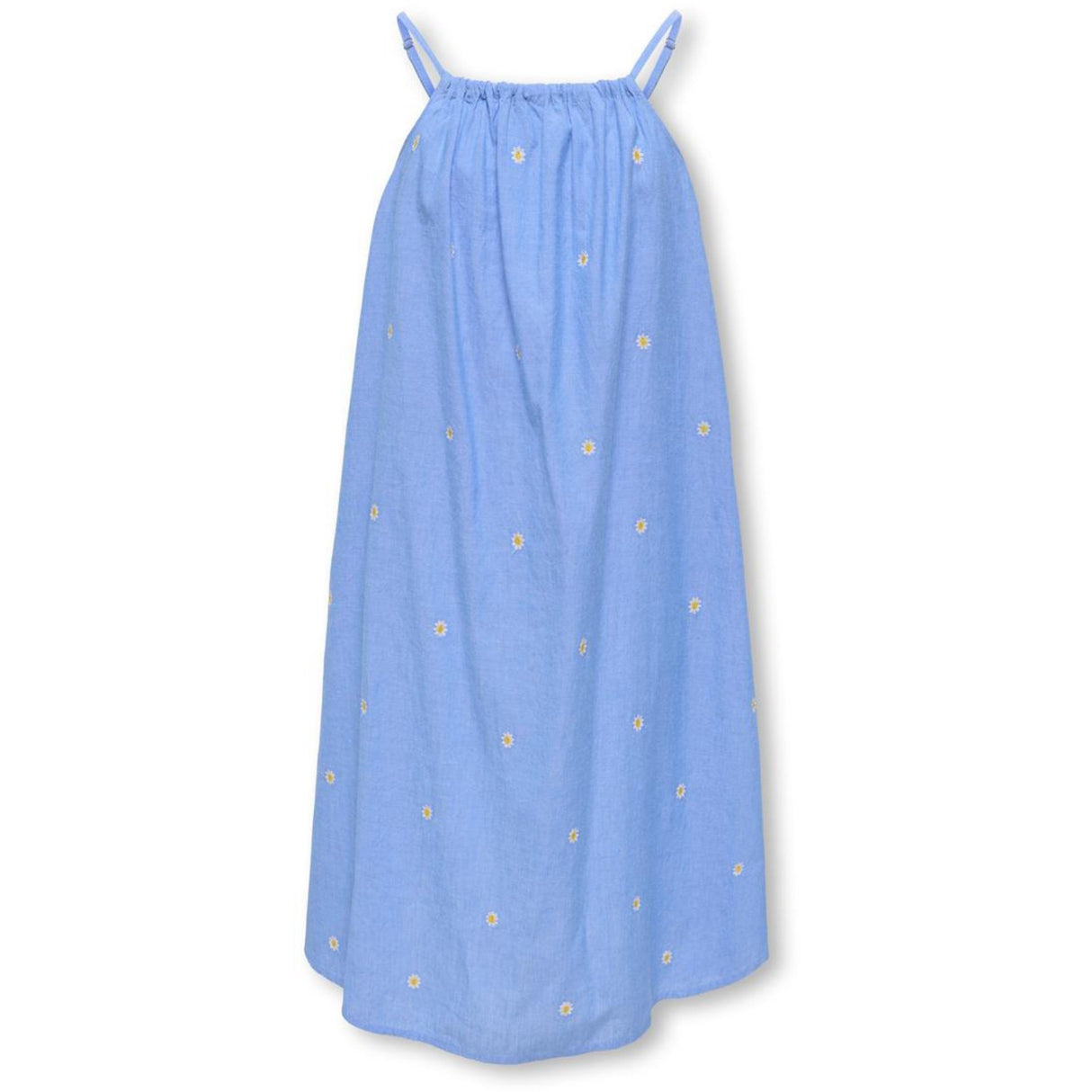 kids ONLY Cashmere Blue Emb Daisy Kogmalou Sl Emb Rem Klänning Wvn