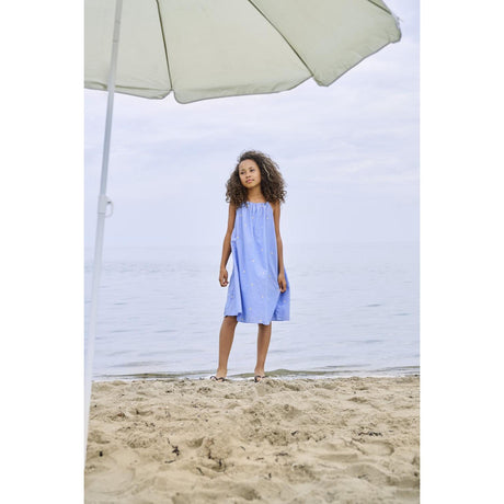 kids ONLY Cashmere Blue Emb Daisy Kogmalou Sl Emb Rem Klänning Wvn
