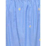kids ONLY Cashmere Blue Emb Daisy Kogmalou Sl Emb Rem Klänning Wvn
