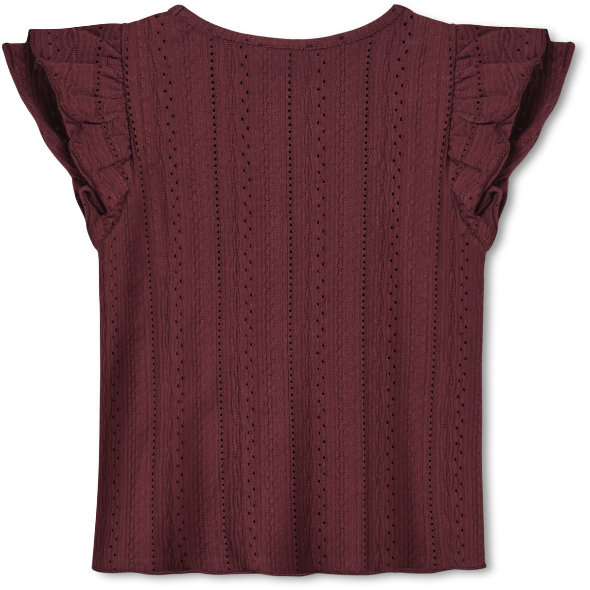 Fliink Burgendy Gabby Ss Blus