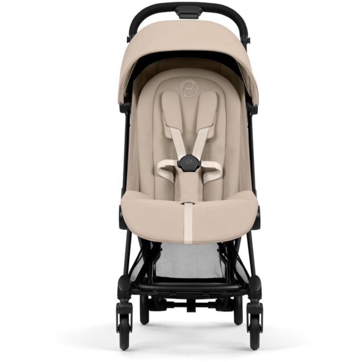 Cybex Cozy Beige/Beige Coÿa Comfort Matt Black Inklusiv Foldbar Liggedel