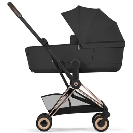 Cybex Sepia Black/Black Coÿa Comfort Rosegold Inklusiv Foldbar Liggedel