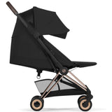 Cybex Sepia Black/Black Coÿa Comfort Rosegold Inklusiv Foldbar Liggedel