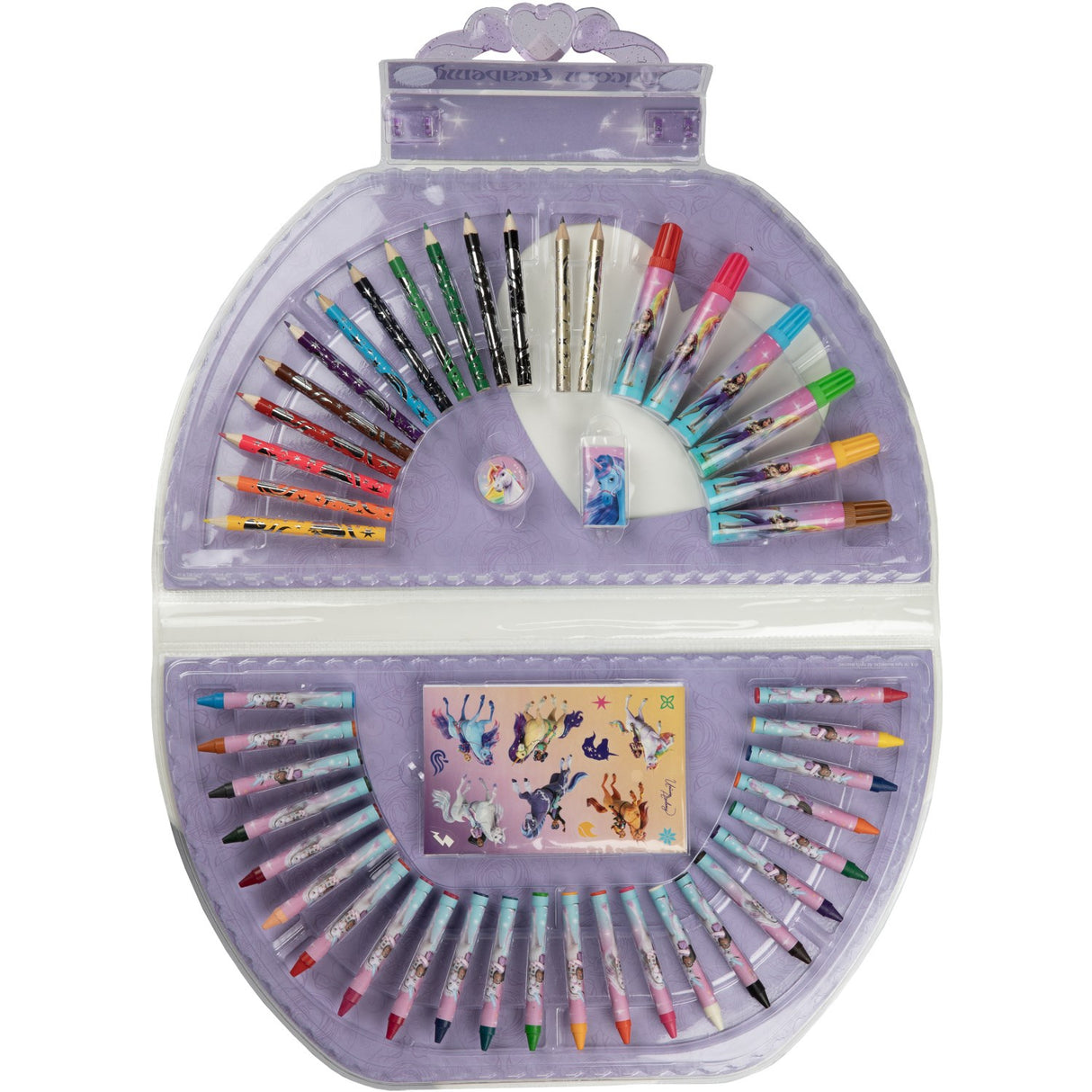 Undercover Unicorn Academy Colouring Case, 51 Pcs