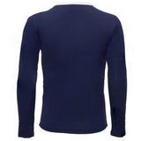 Petit Crabe Blue Basic Dragkedja Uv-Swim Skjorta L/S