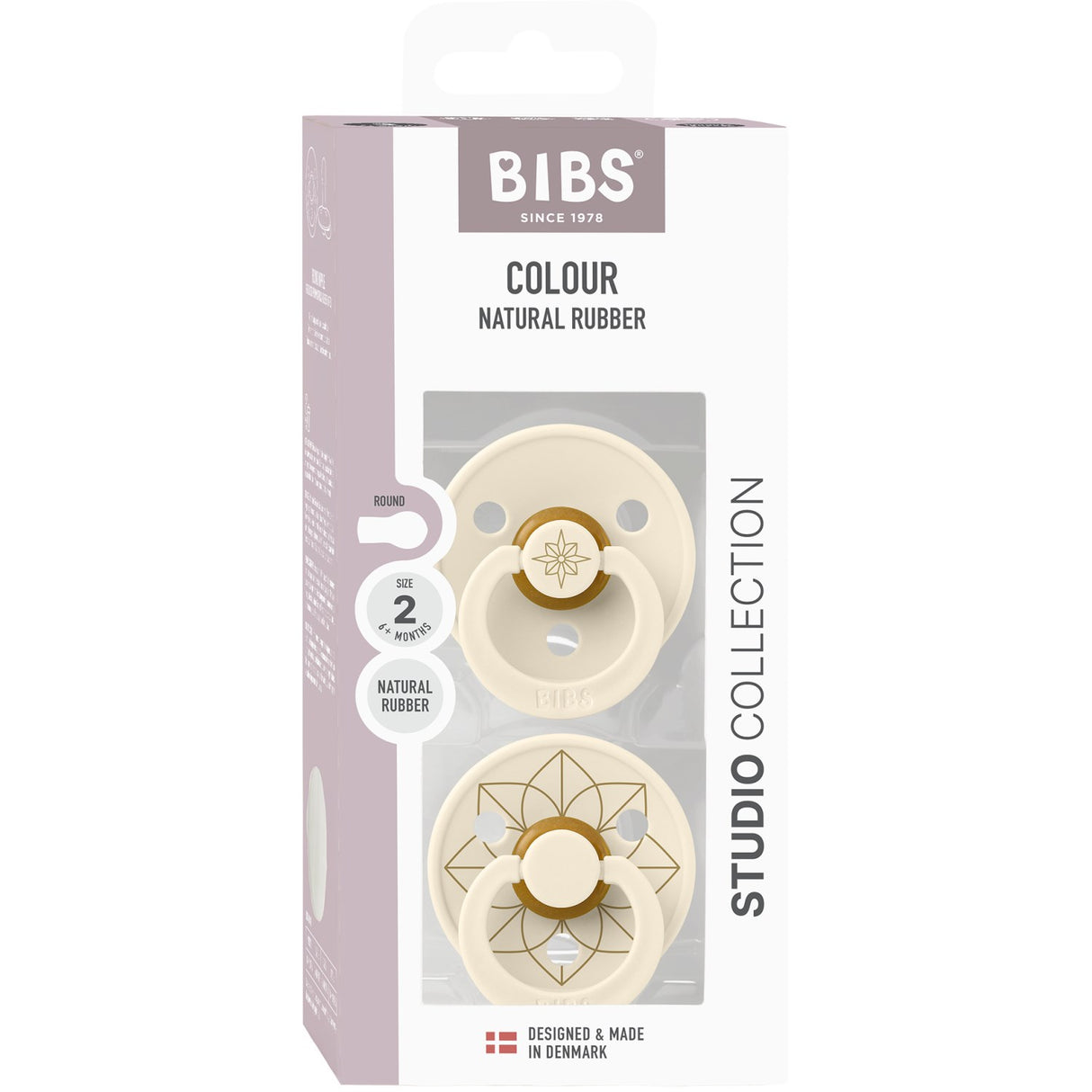 Bibs Ivory Gold Napp Studio Colour 2 Pack Noor Latex