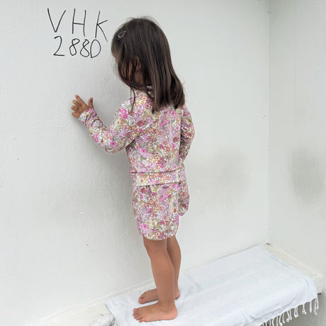 Petit Crabe Margaret Annie (Made With Liberty© Fabric) Sydney Uv Swimshirt L/S