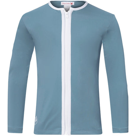 Petit Crabe Stone Basic Dragkedja Uv-Swim Skjorta L/S
