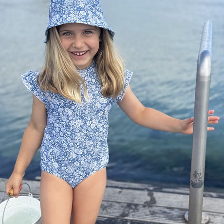 Petit Crabe Evening Sky (Made With Liberty© Fabric) Beaa Baddräkt S/S