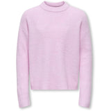 kids ONLY Pink Lady Melange Kogcamilla O-Neck L/S Pullover Knt