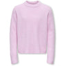 kids ONLY Pink Lady Melange Kogcamilla O-Neck L/S Pullover Knt