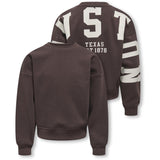 kids ONLY Coffee Bean Birch/Houston Kogsweat L/S Back/Sleeve Print Swt Noos