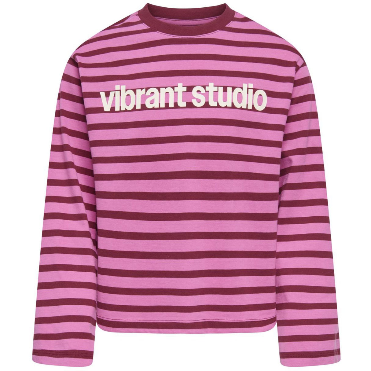 kids ONLY Fiji Flower Rumba Red (Ida) Print Vibrant Koglida L/S Stripe Topp Jrs