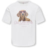 kids ONLY Cloud Dancer Oui Kogbilly Ss Relax Print Tee Jrs