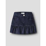 Name It Dark Blue Denim Nmfliv Dnm Glitter Kjol 1208-Lu