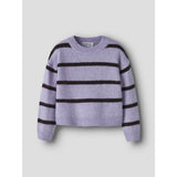 Name It Heirloom Lilac Chocolate Plum Nmfolenska Ls Stickad