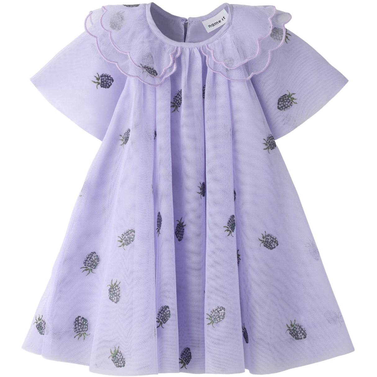 Name It Heirloom Lilac Nmfolin Ss Tyll Klänning