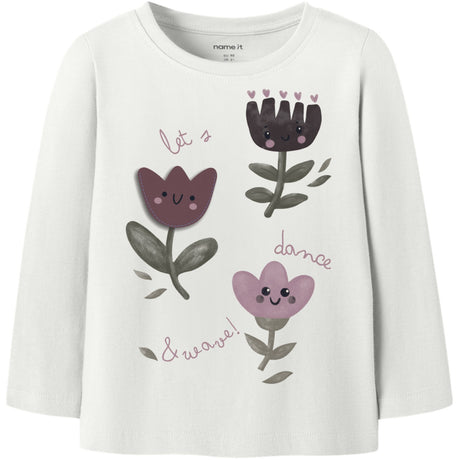 Name It Cloud Dancer Nmfonelia Ls Topp Låda