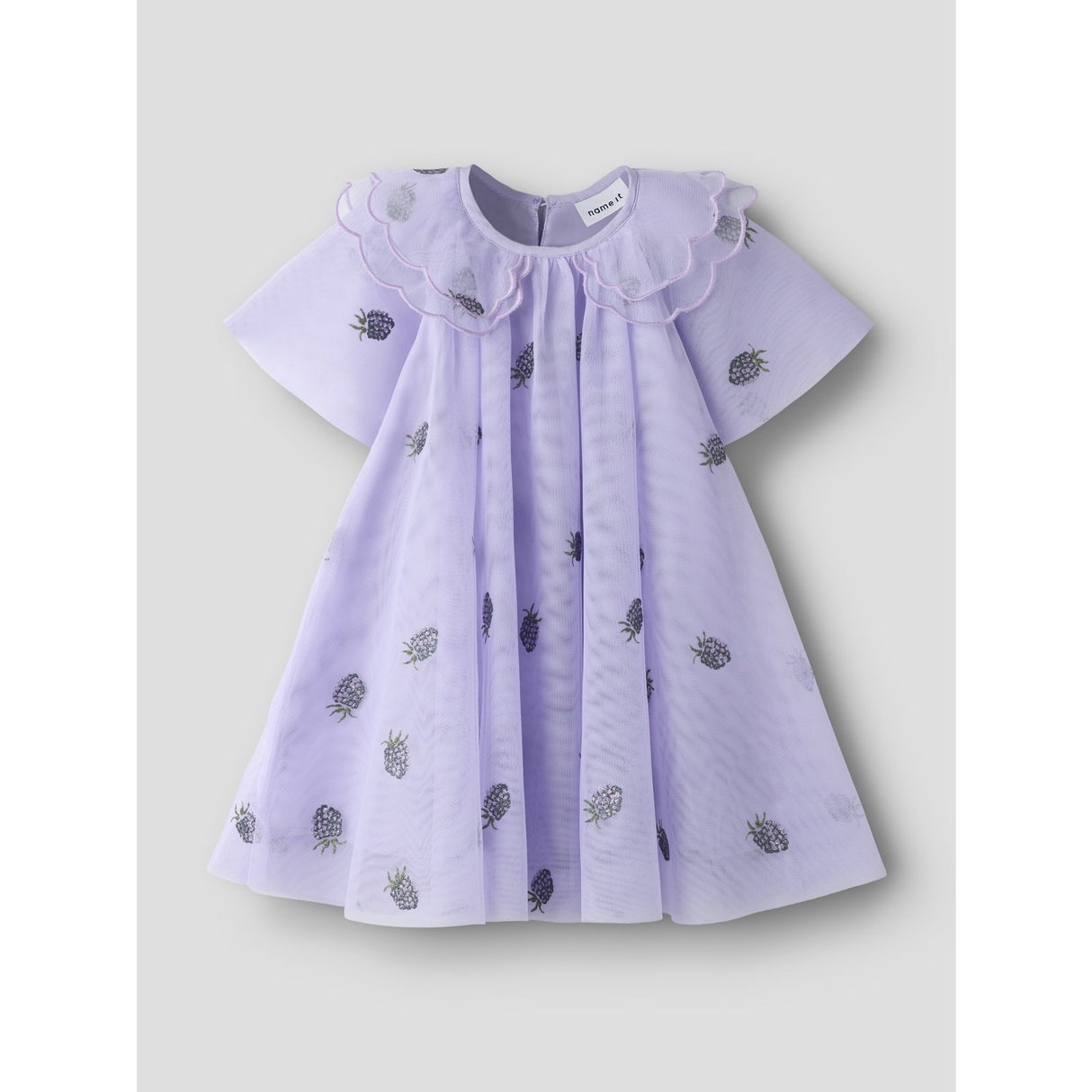Name It Heirloom Lilac Nmfolin Ss Tyll Klänning